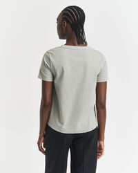 Shield T-shirt met V-hals