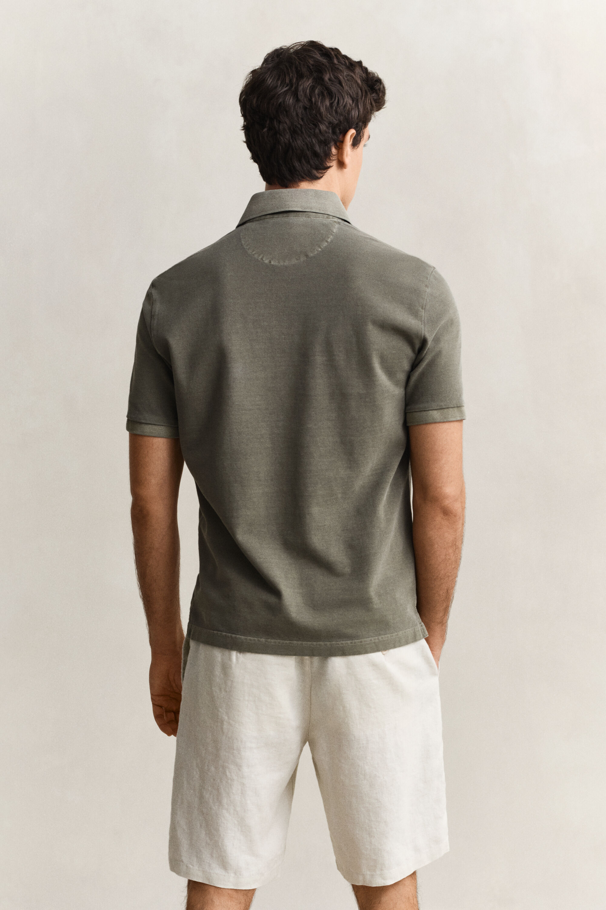 Zonverbleekt poloshirt