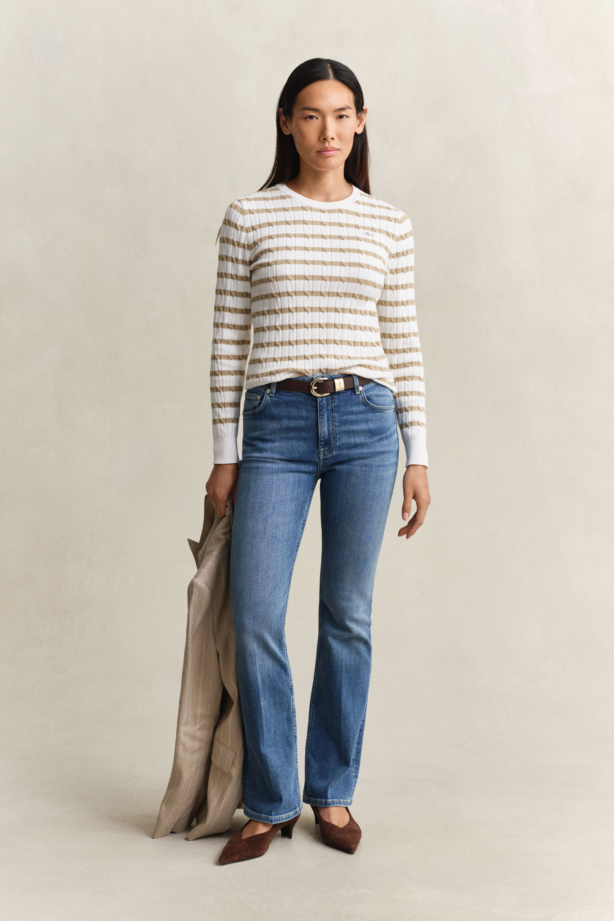 Flared jeans met stretch