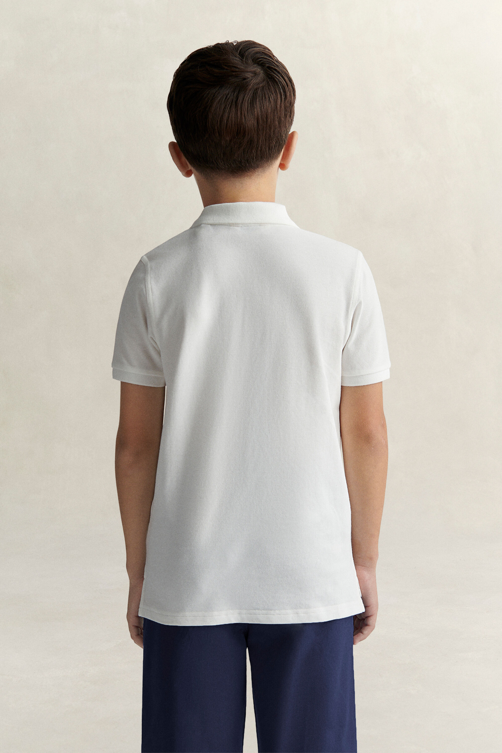 Teens Shield piqué poloshirt