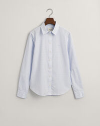 Regular Fit poplin overhemd met Gingham-ruitje