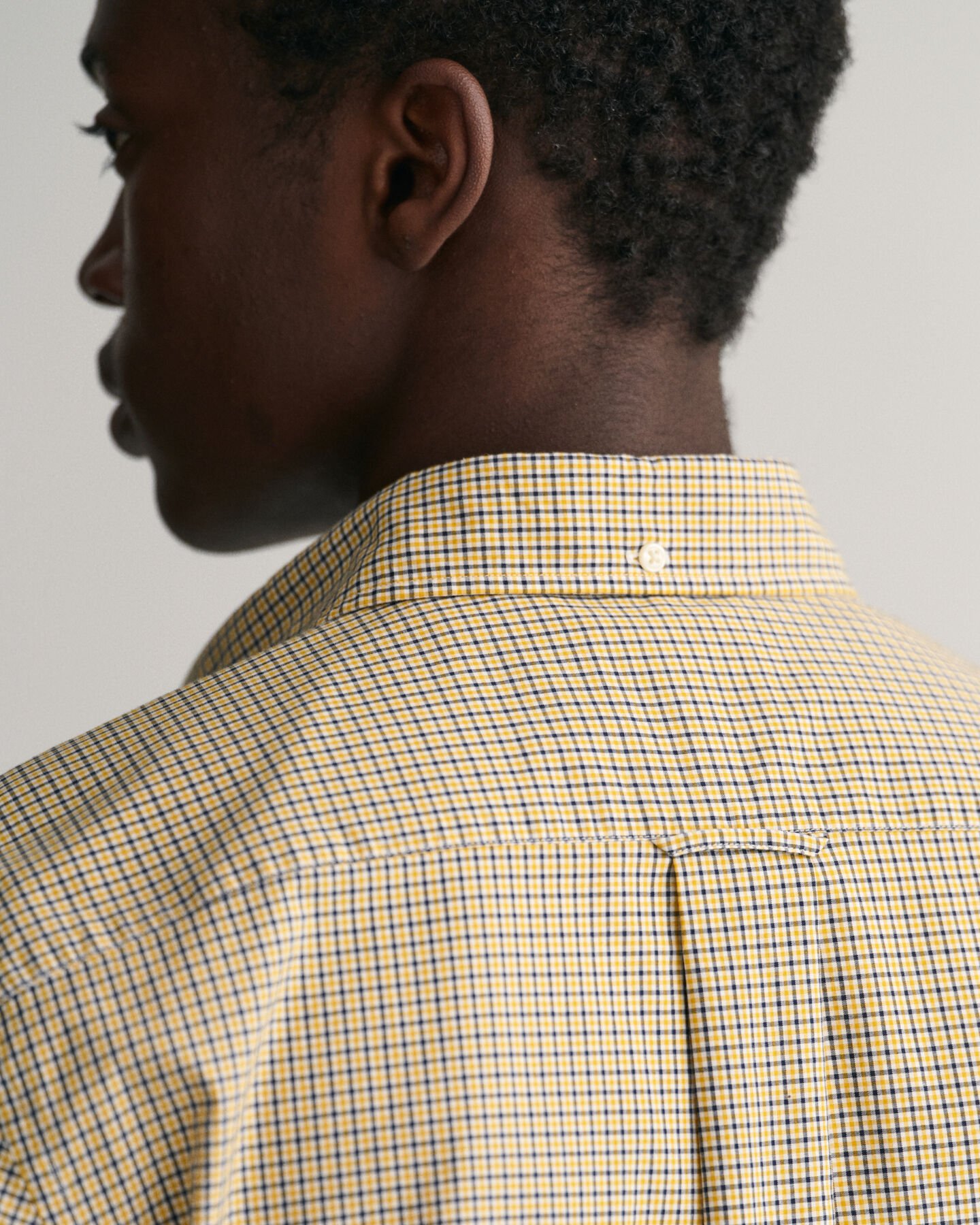 Regular Fit overhemd van poplin met klein ruitje