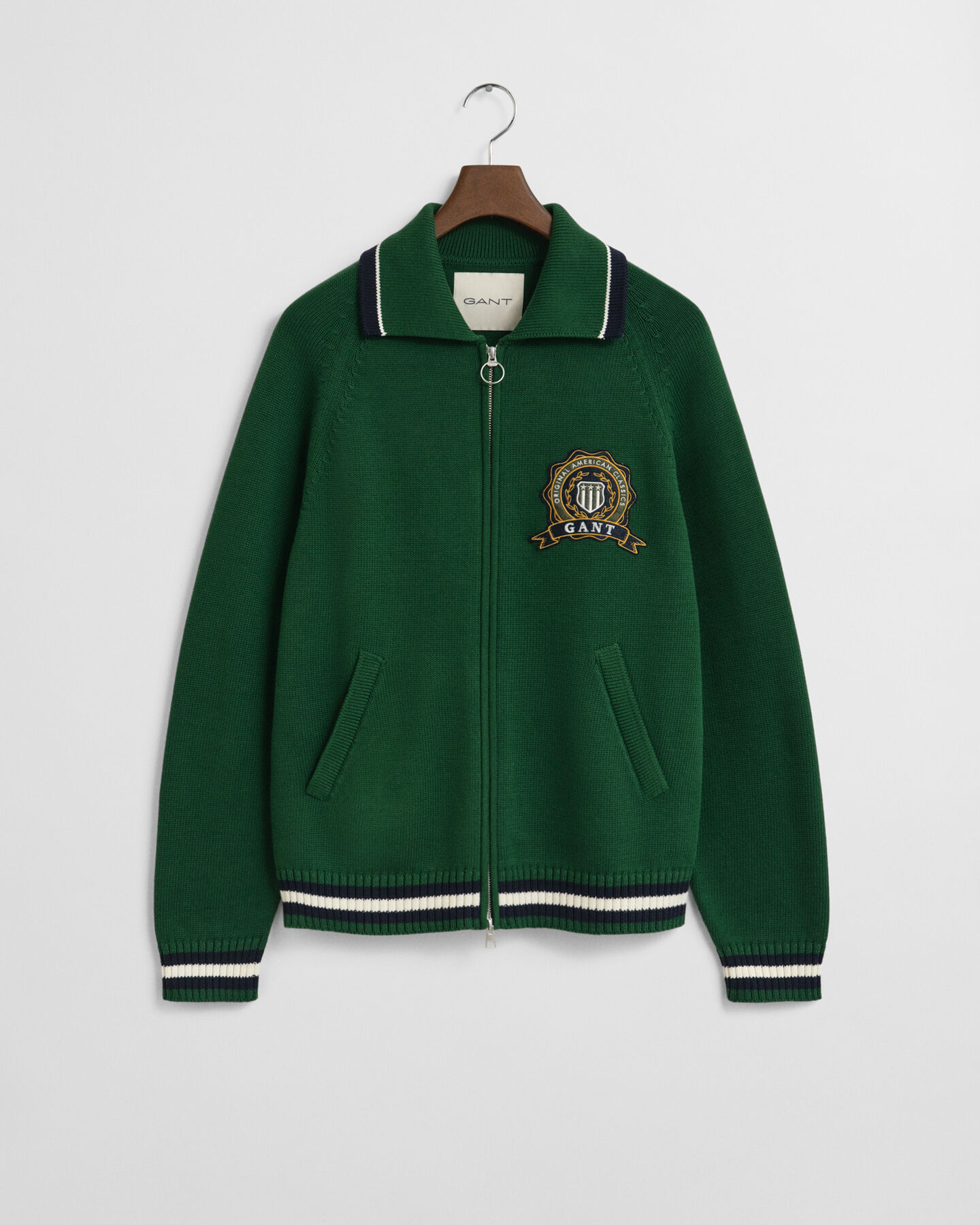 GANT 1949 Graphic vest met ritssluiting