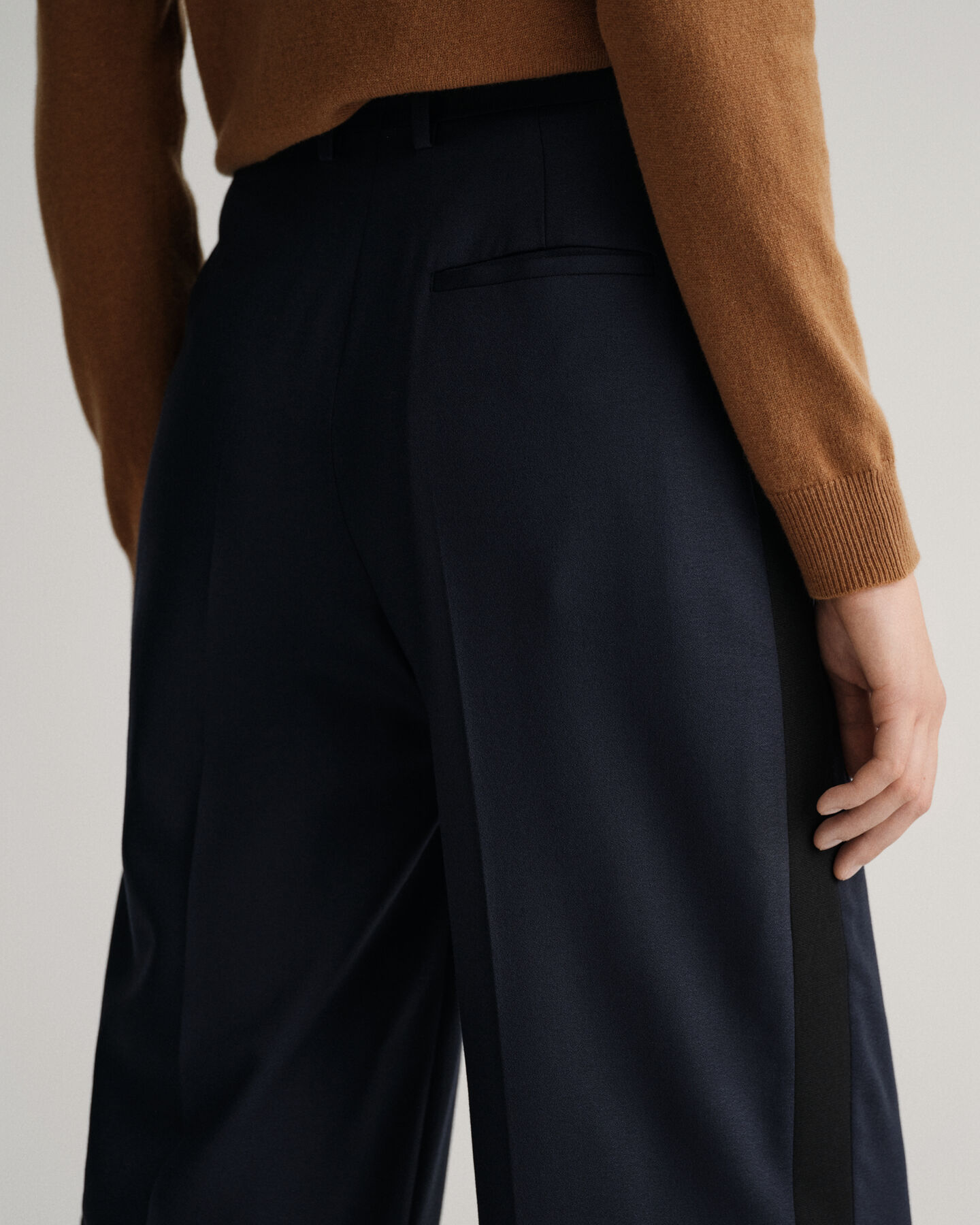 Tuxedo broek met hoge taille