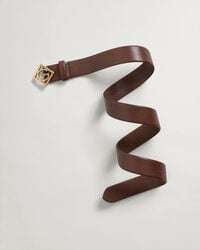 Leren riem met gesp en Icon G