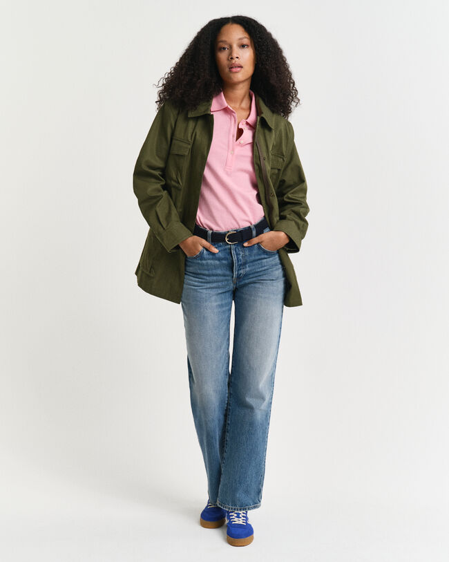 Shield piqu&eacute; poloshirt