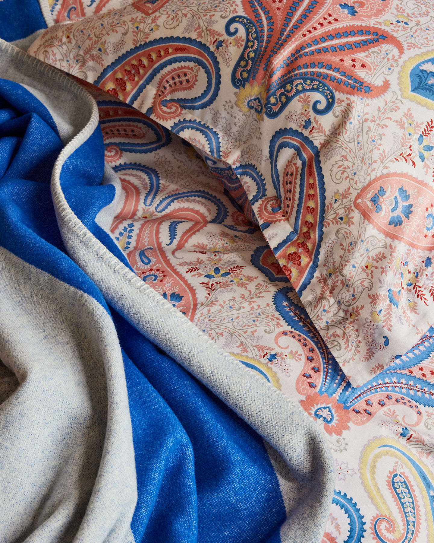 Key West Paisley eenpersoonsdekbedovertrek