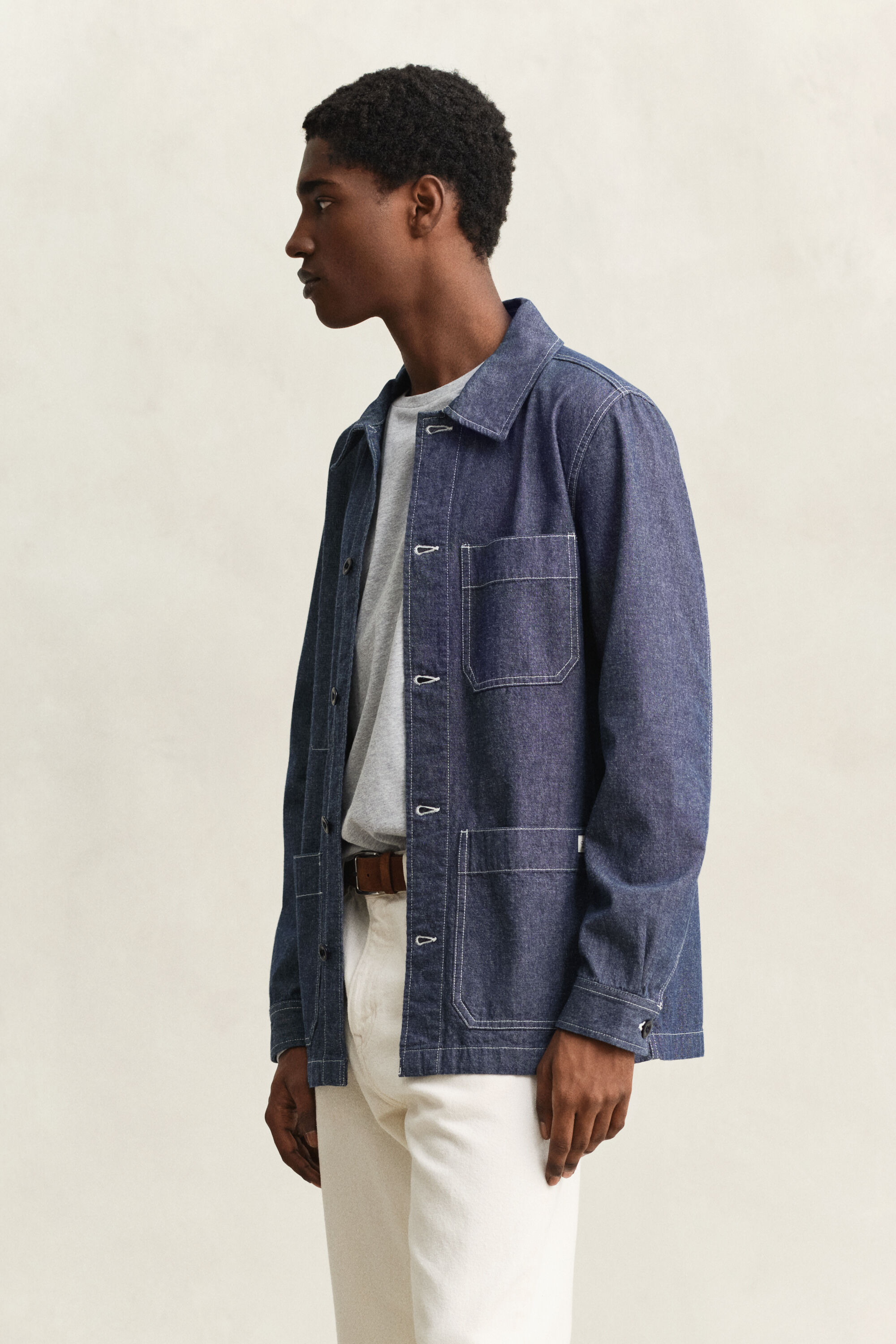 Chambray overshirt
