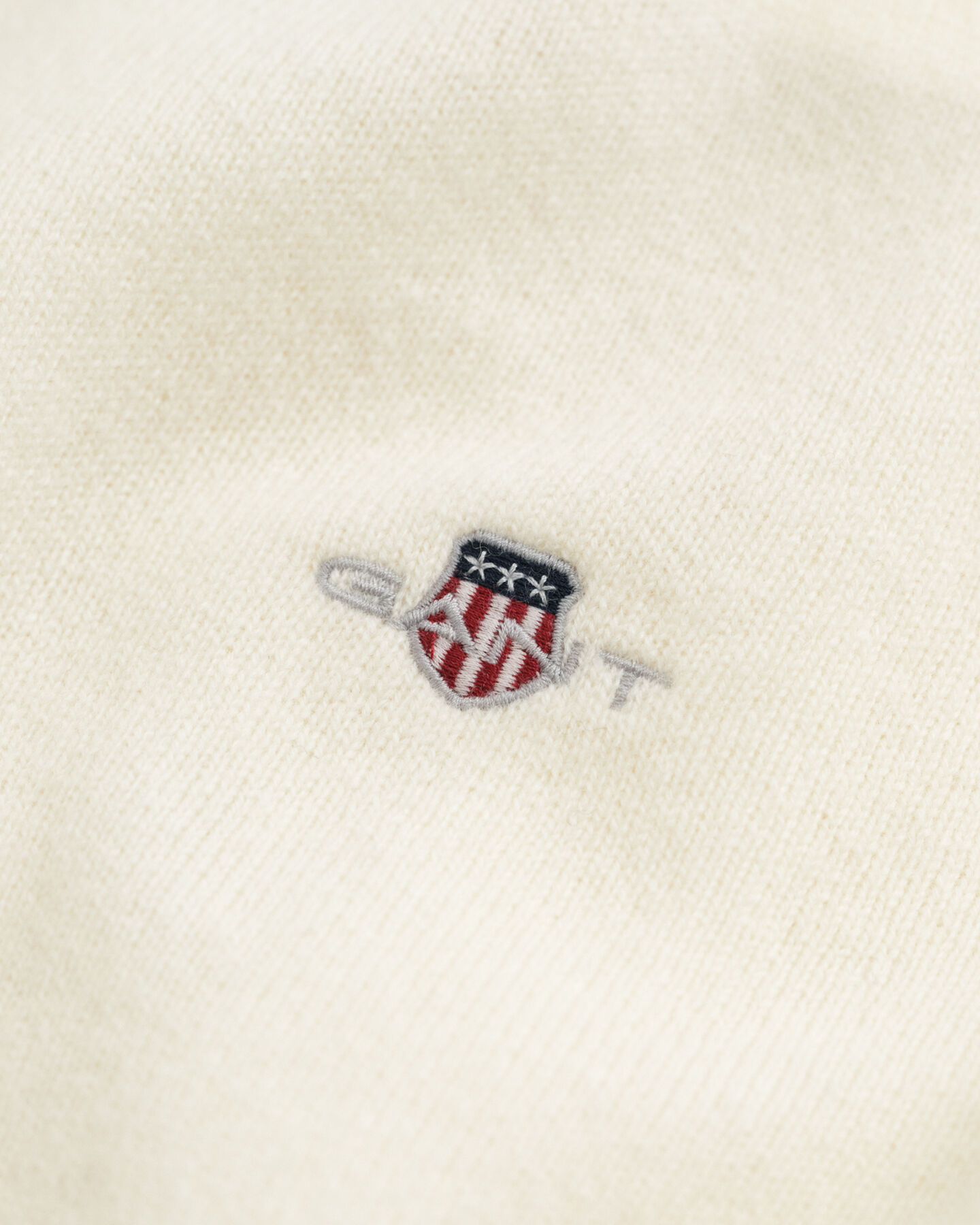 Trui met korte rits van buitengewoon zachte lamswol