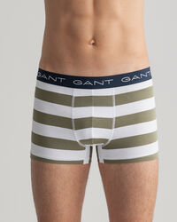 Set van drie boxershorts met rugbystrepen