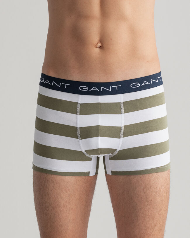 Set van drie boxershorts met rugbystrepen