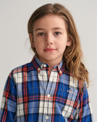 Kids Regular Fit geruit flanellen shirt