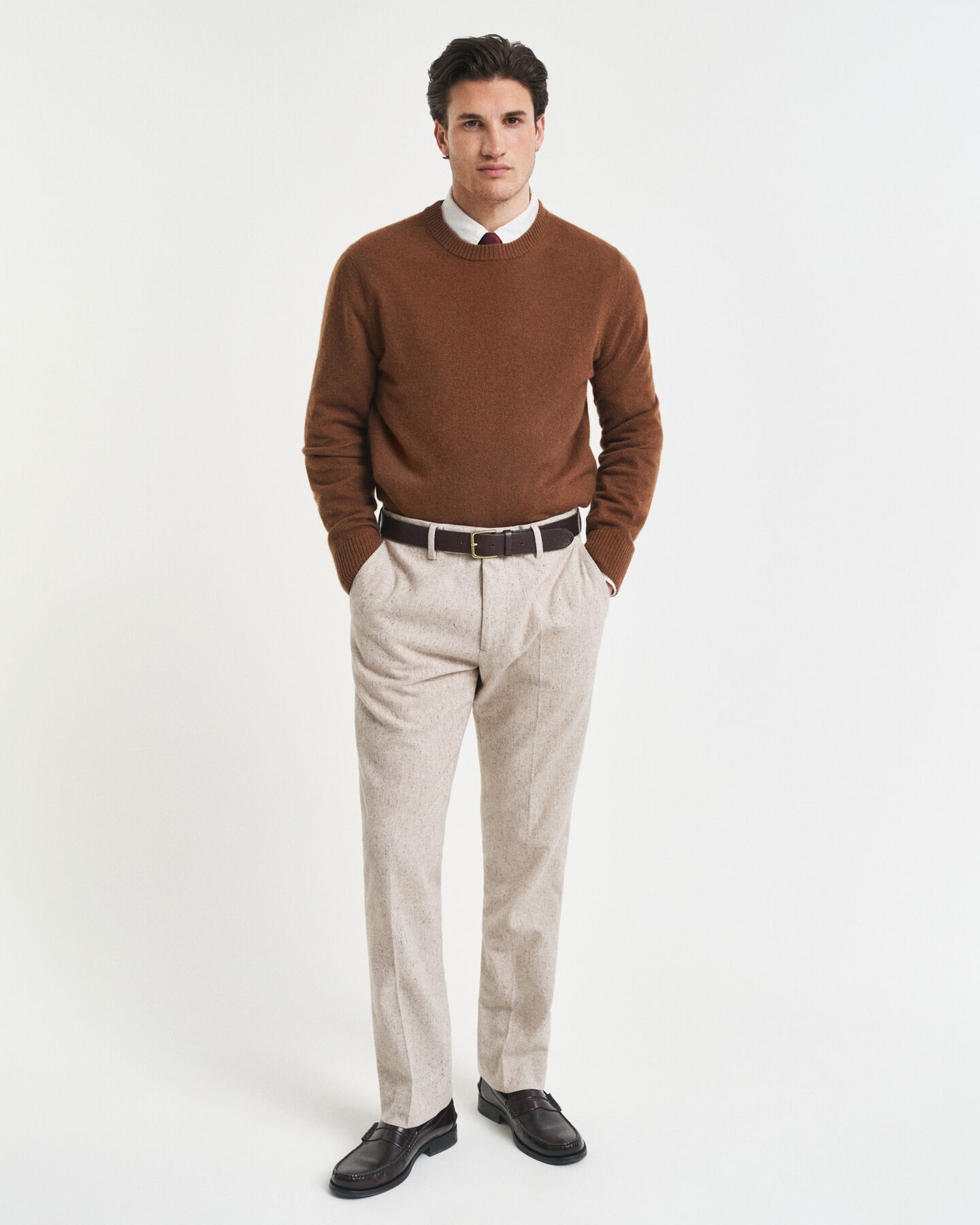 Slim Fit Donegal kostuumbroek