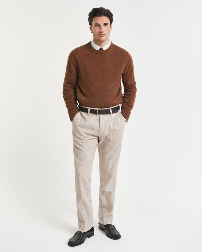 Slim Fit Donegal kostuumbroek