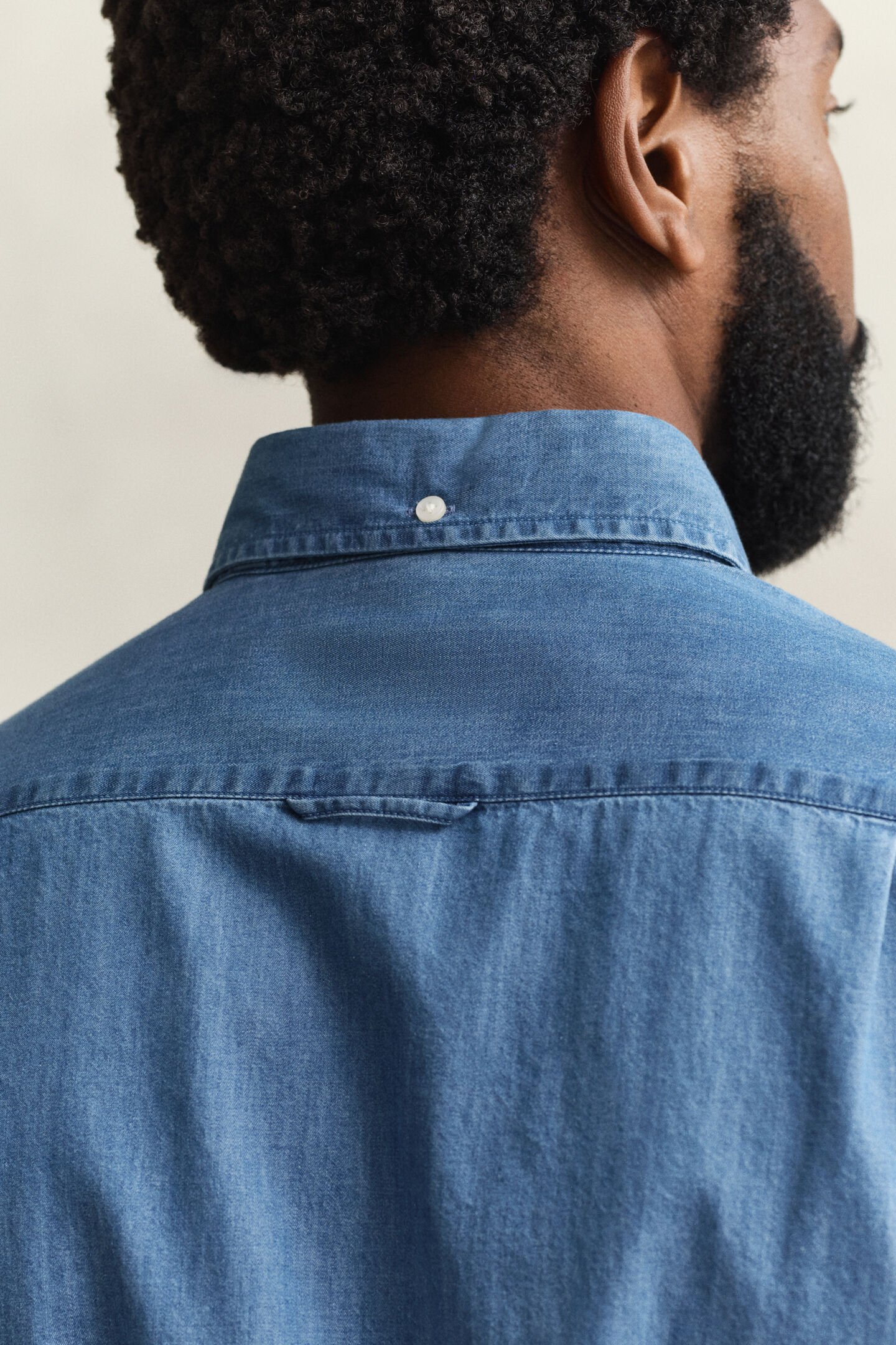 Slim Fit indigo overhemd