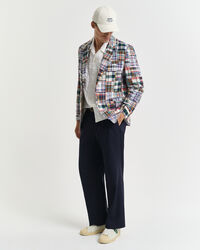 Regular Fit blazer met patchwork