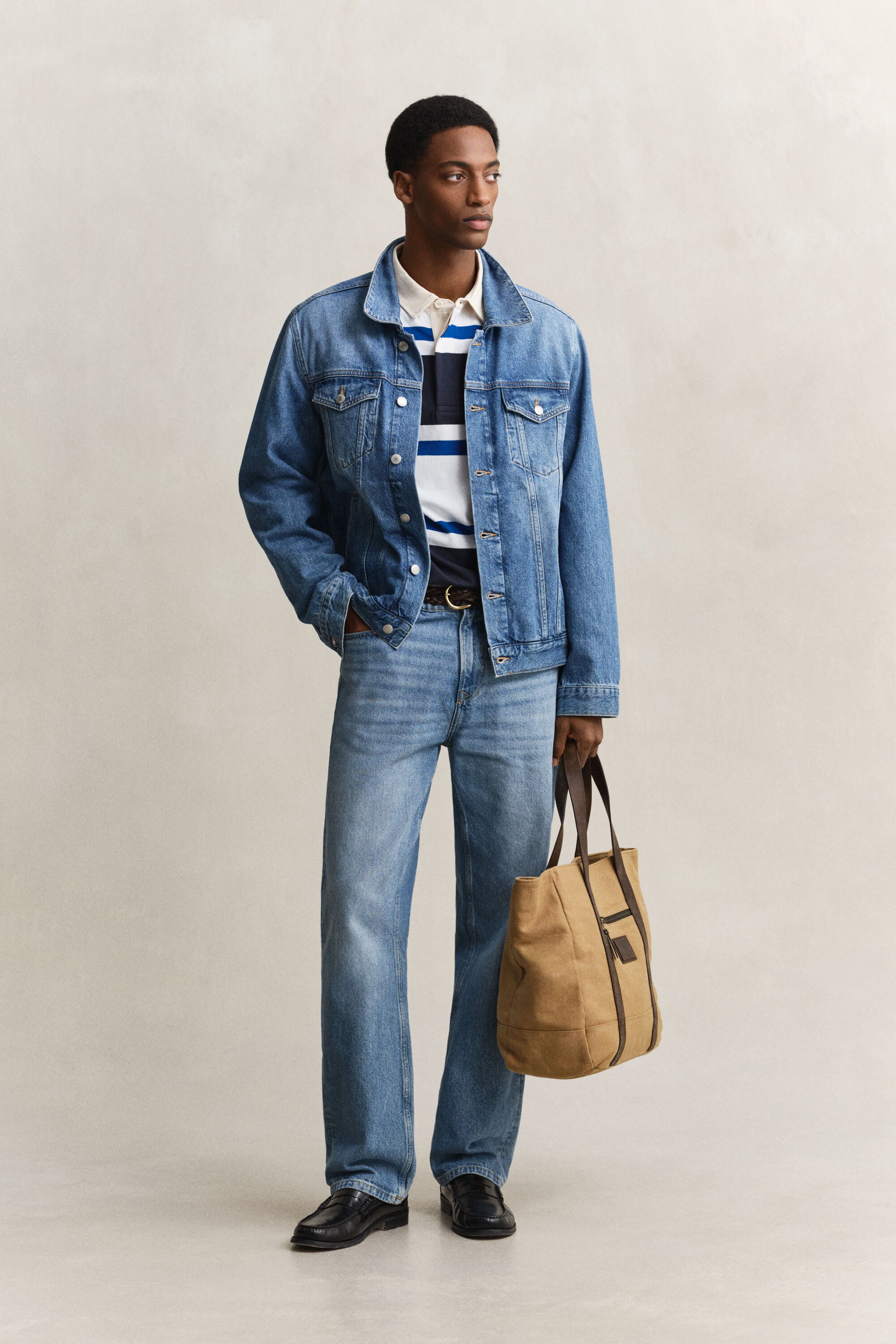 Rugger met blokstrepen