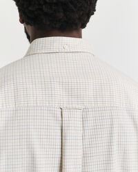 Oversized Fit Luxury Oxford-overhemd met ruitje