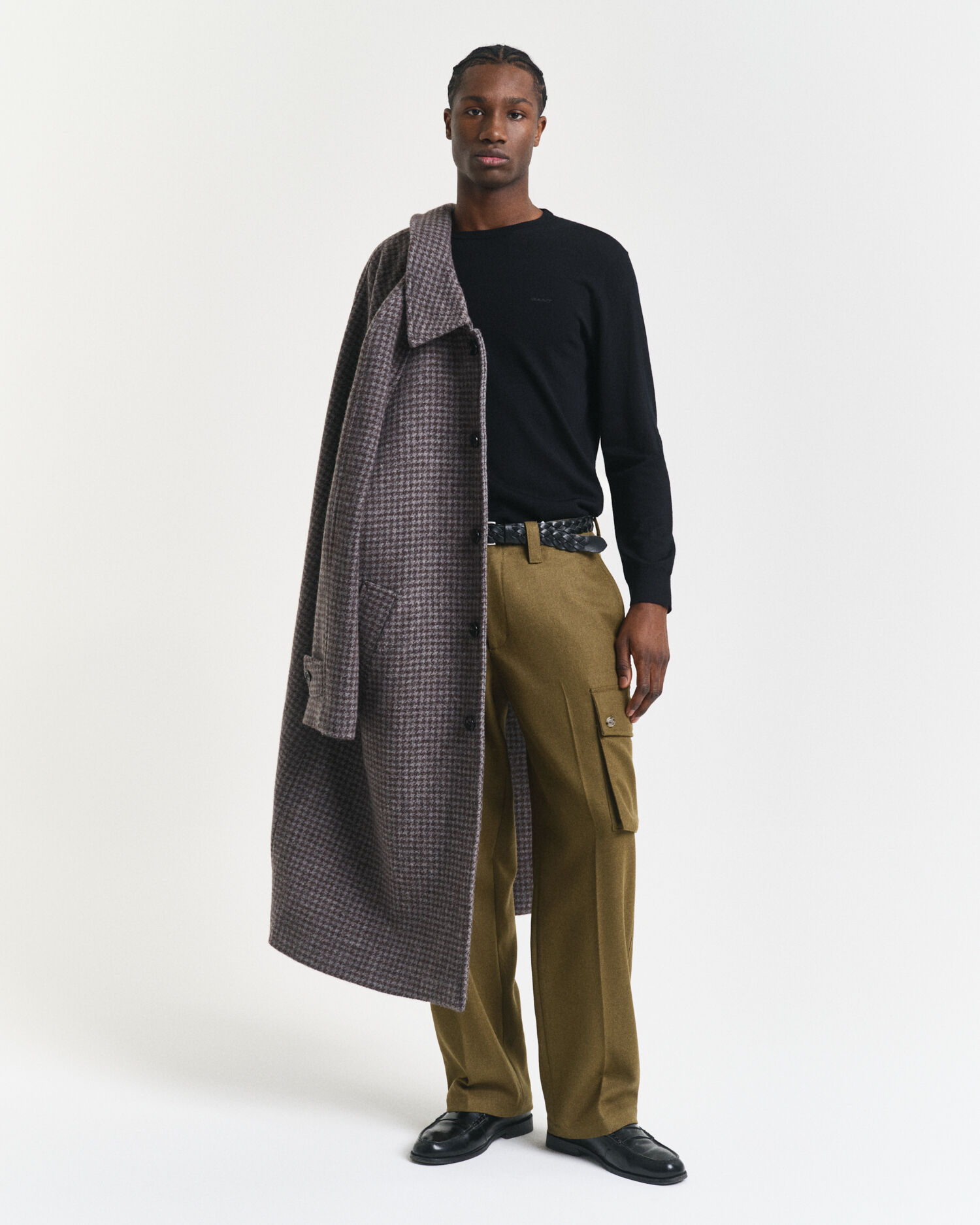 Trui met ronde hals van extra fijne merinoswol