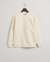 Monogram sweatshirt met ronde hals