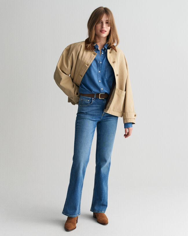 Gewassen Workwear-jack