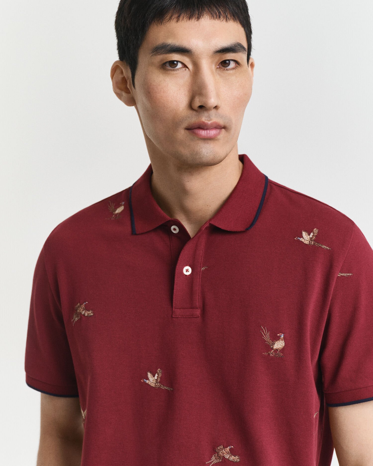 Geborduurd poloshirt