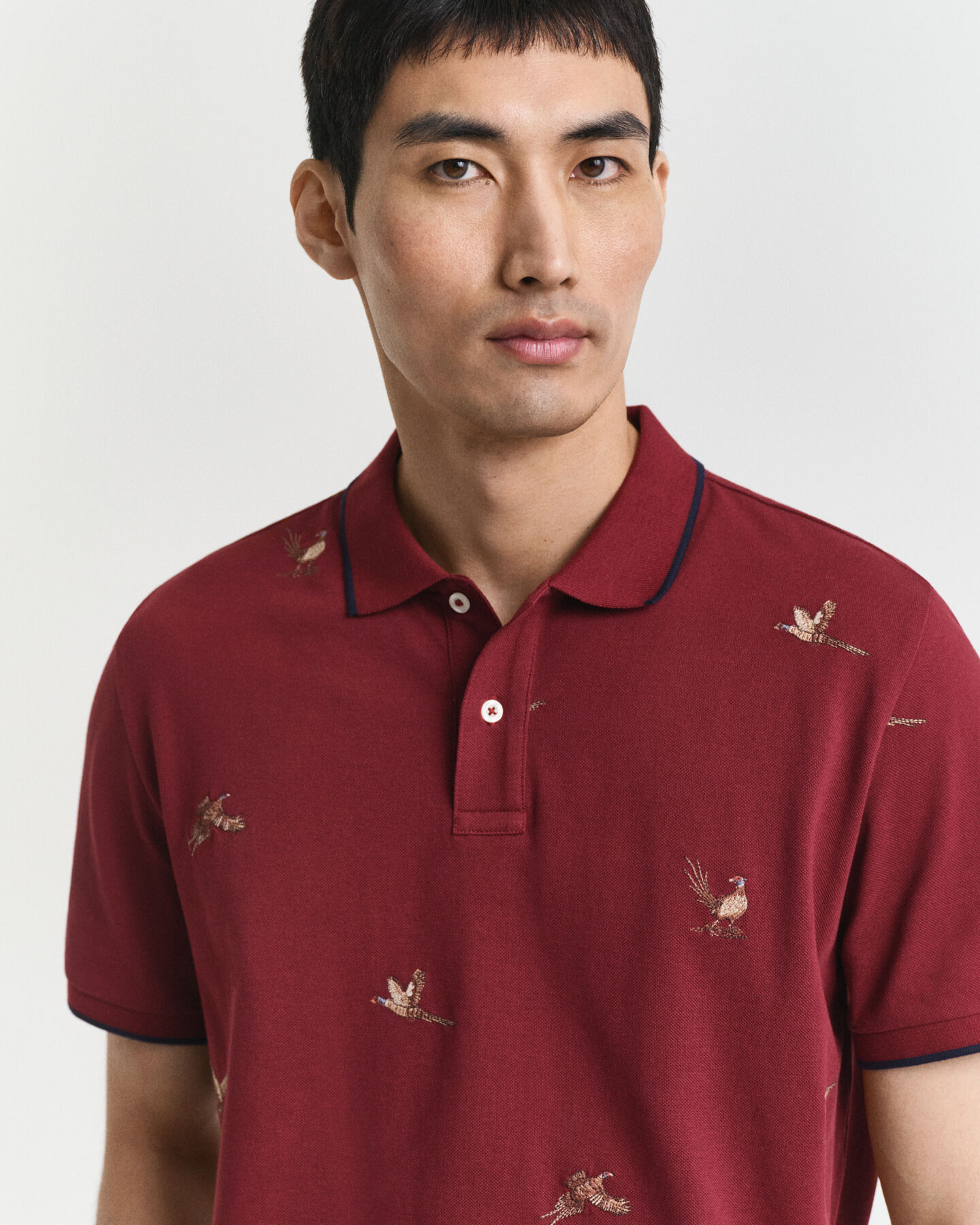 Geborduurd poloshirt