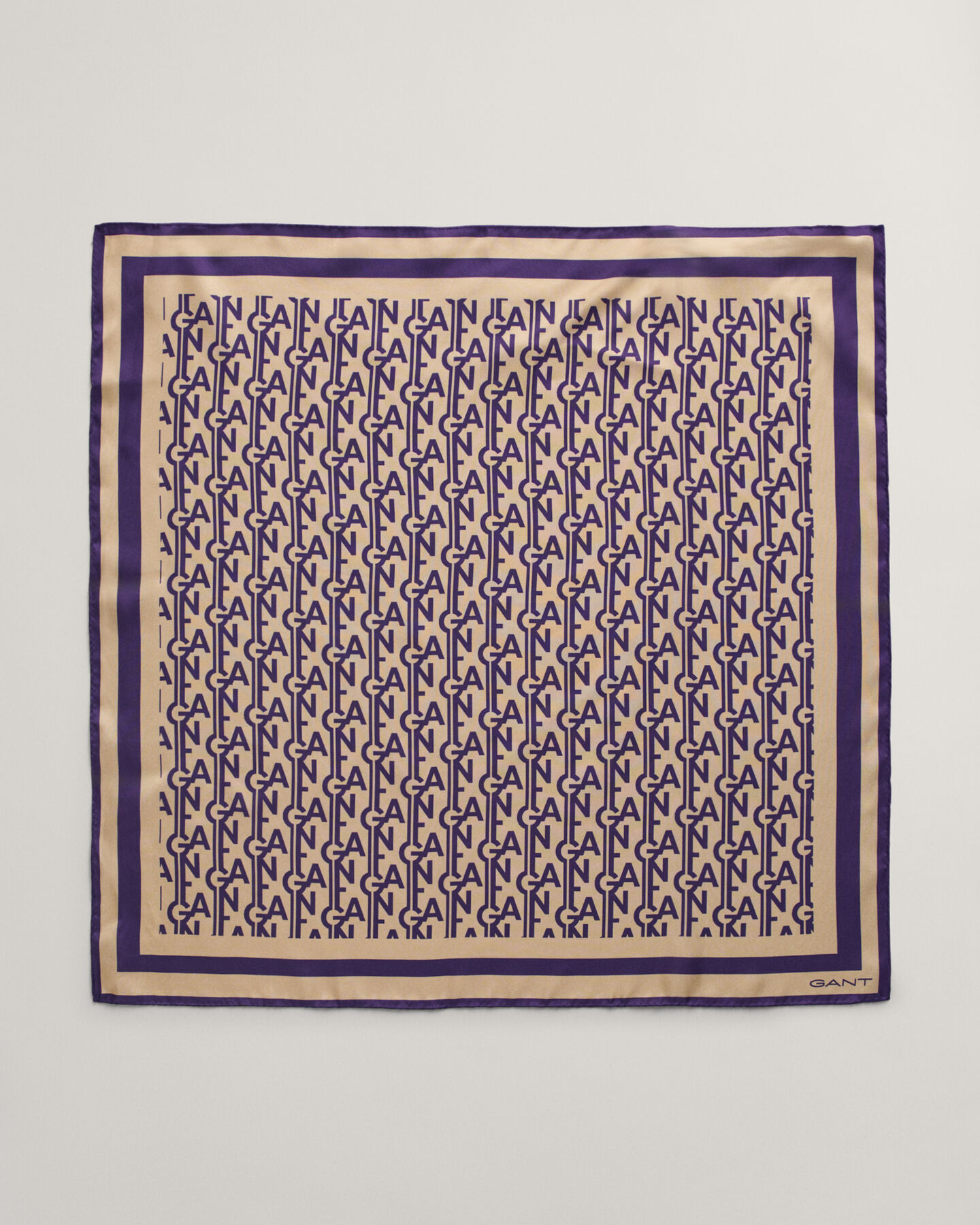 Zijden sjaal met Monogram Print