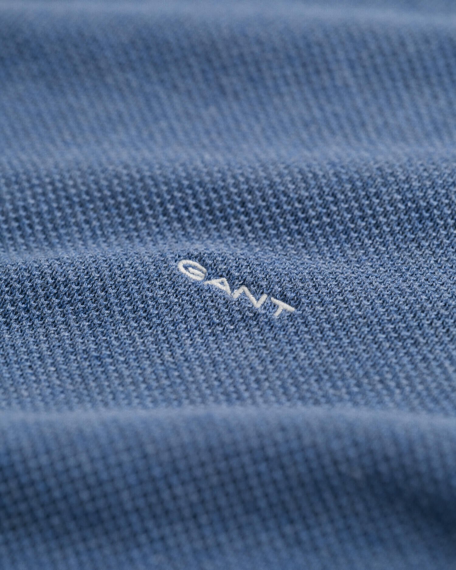 Sweater met ronde hals van piquékatoen