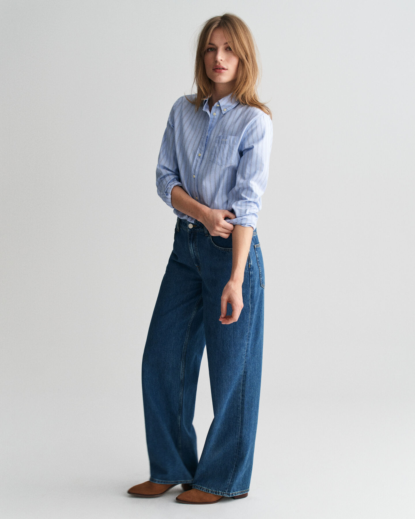 Regular Fit gestreept Archive Oxford-overhemd