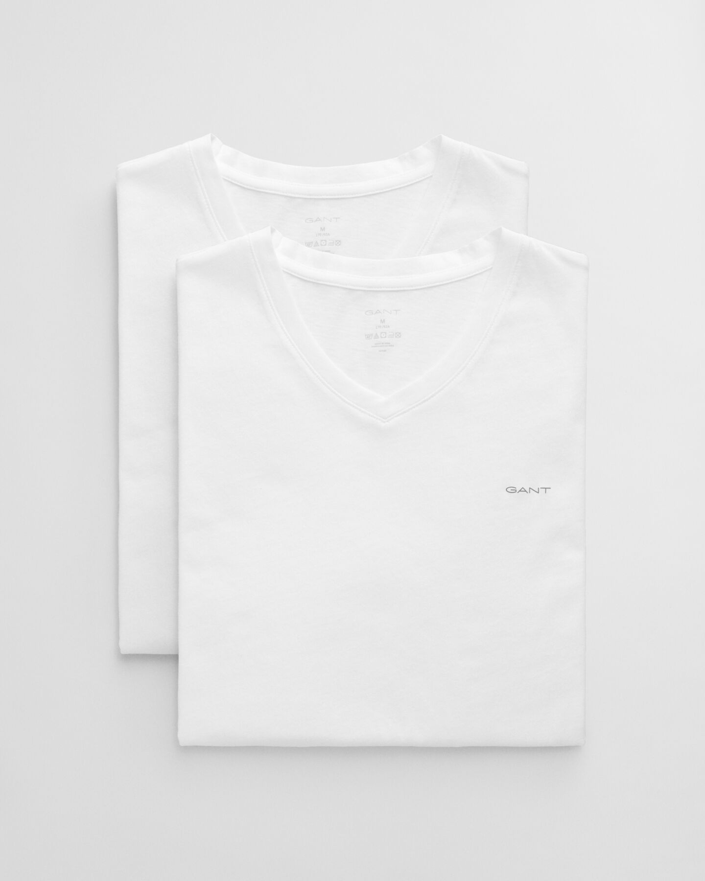 Set van twee T-shirts met V-hals