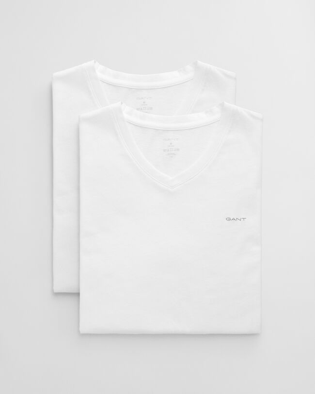 Set van twee T-shirts met V-hals
