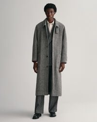 Balmacaan wollen jas