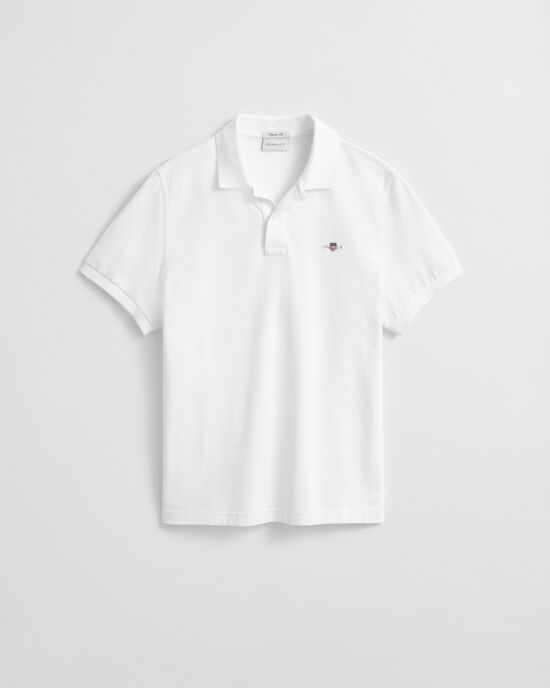 Regular Fit Shield piqué poloshirt