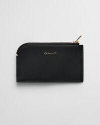 Leren kaarthouder met rits