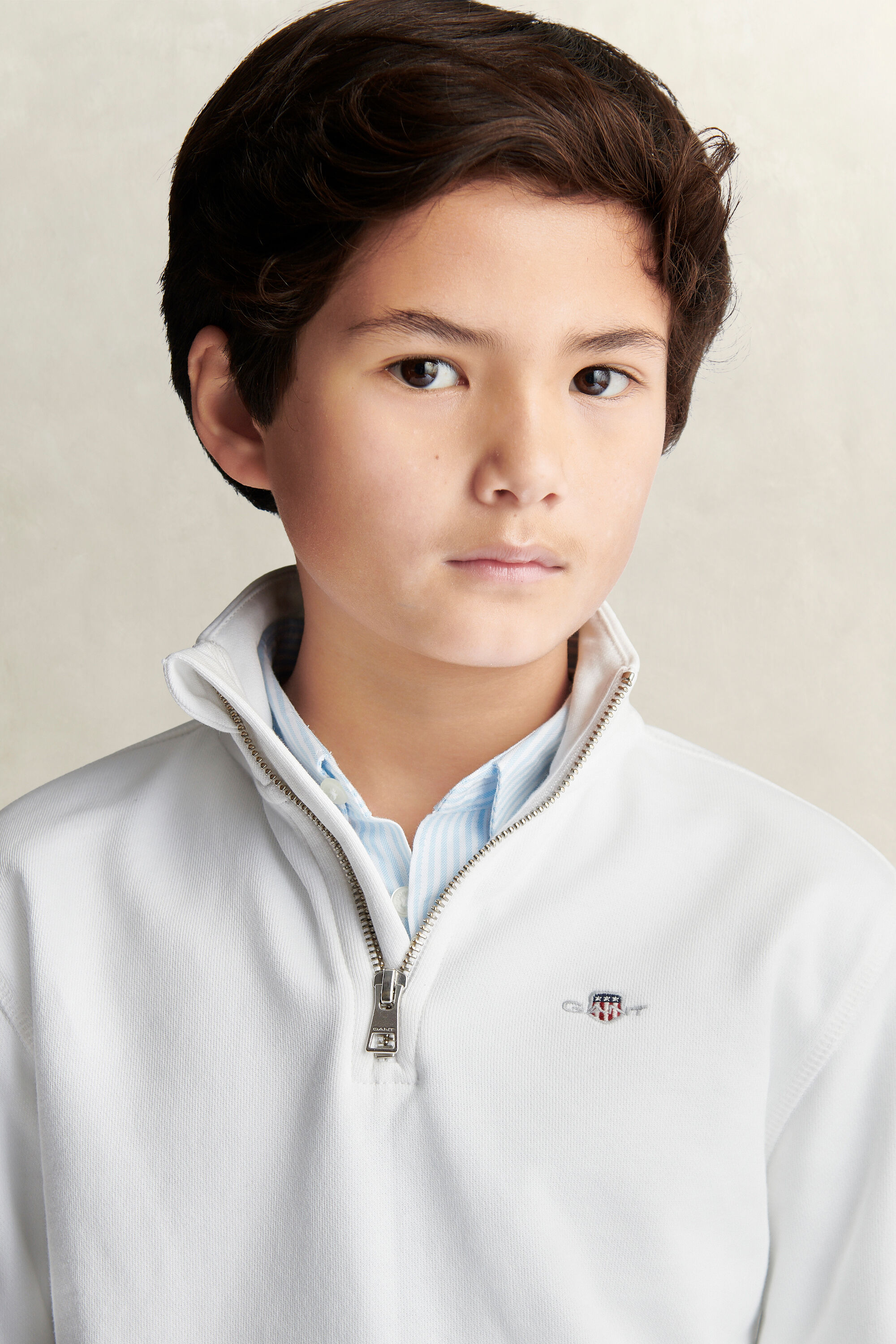 Teen Boys sweatshirt met korte rits