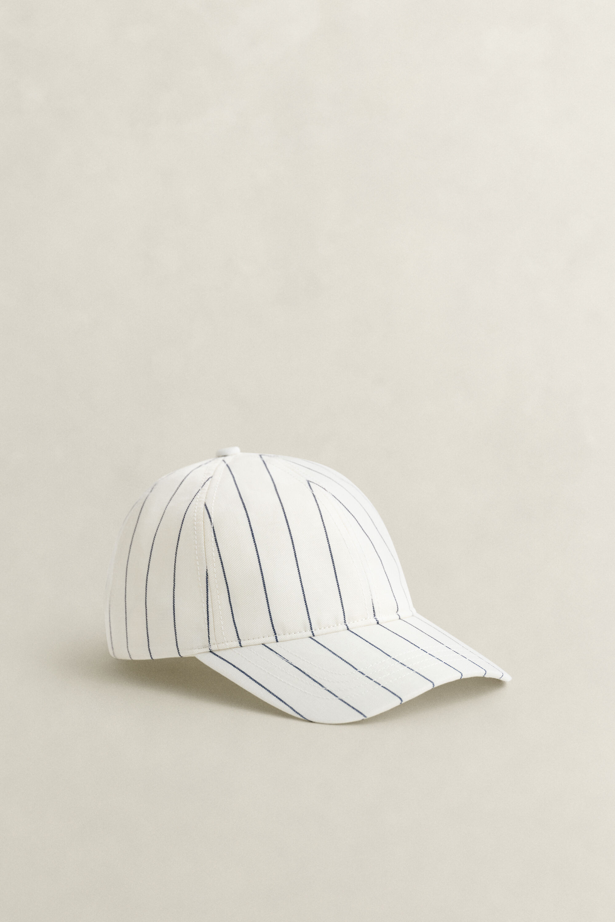 Pet van gestreepte linnenmix