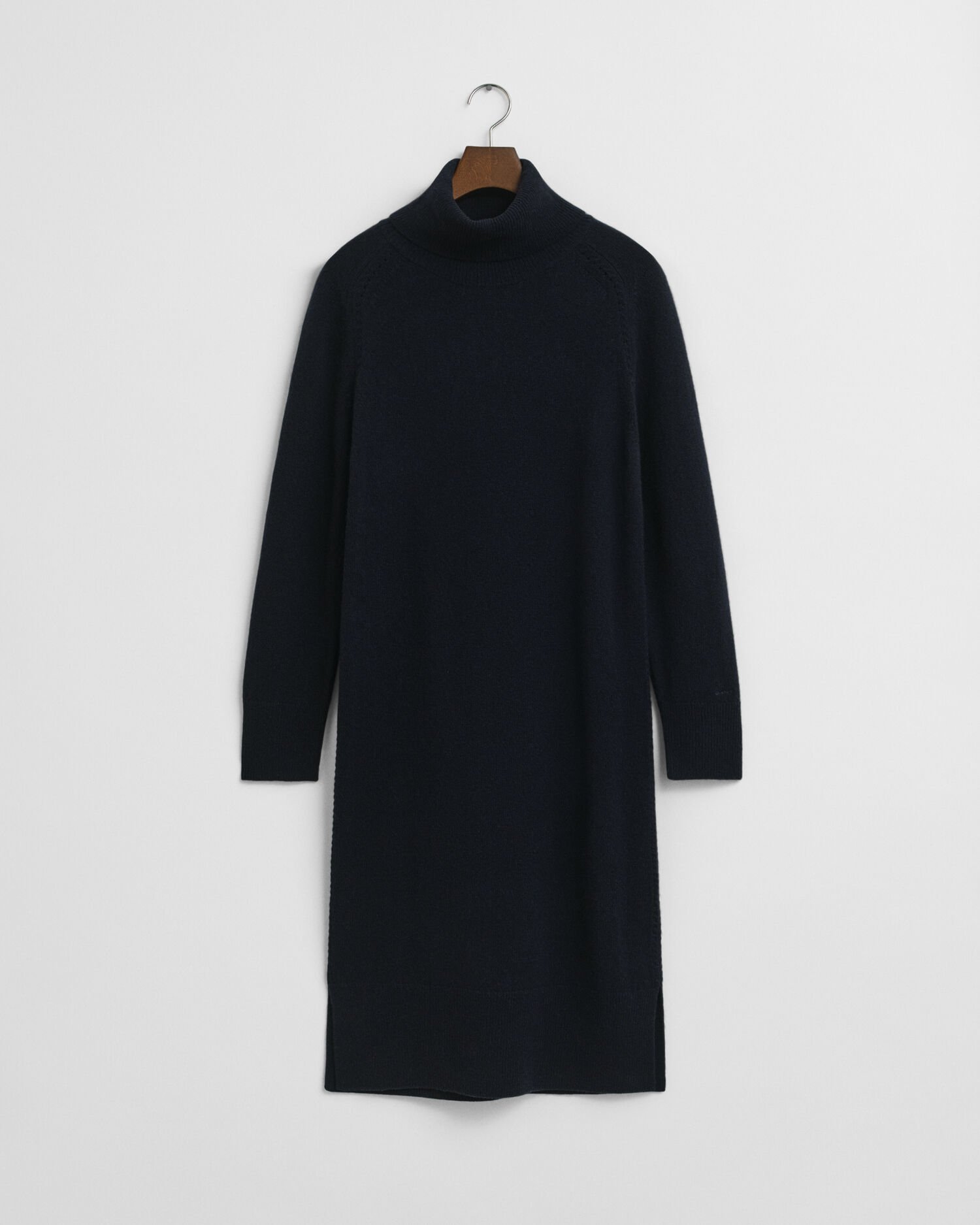 Jurk met col en gebreid detail