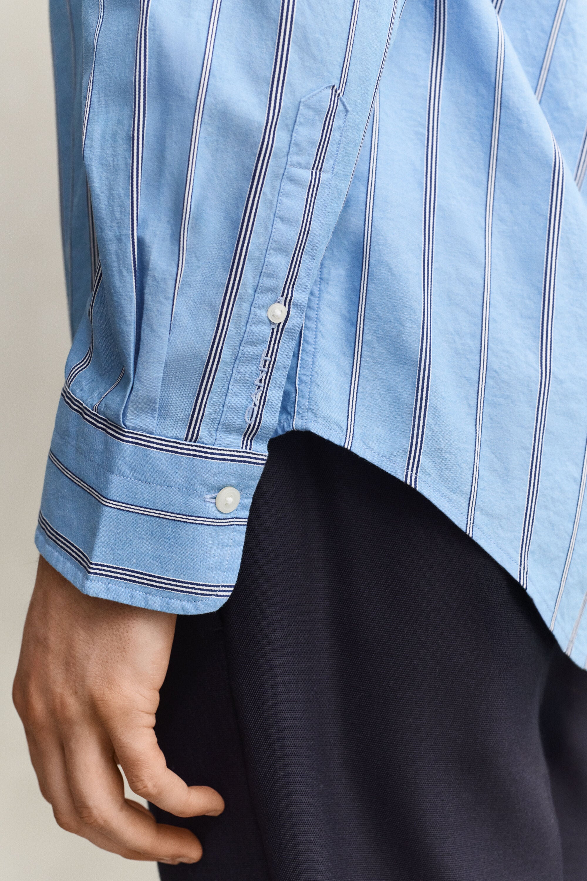 Relaxed Fit Dobby Striped overhemd