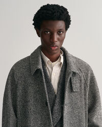 Balmacaan wollen jas