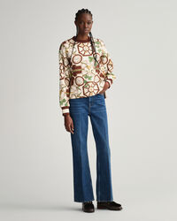 American Luxe sweater met ronde hals