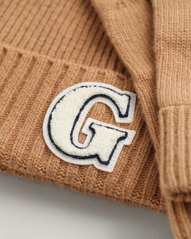 Cadeauset met G-badge beanie & handschoenen