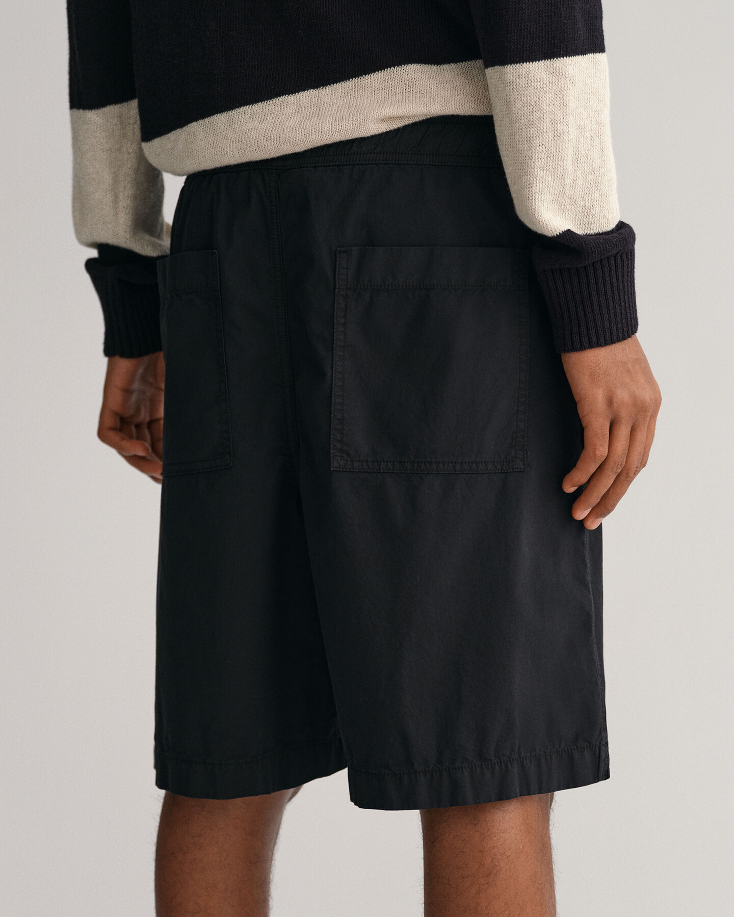 Sunfaded short met trekkoordje