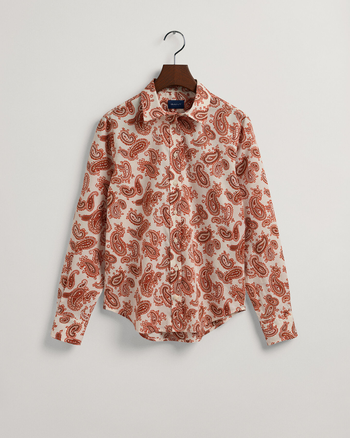 Regular Fit Paisley blouse van katoenen voile