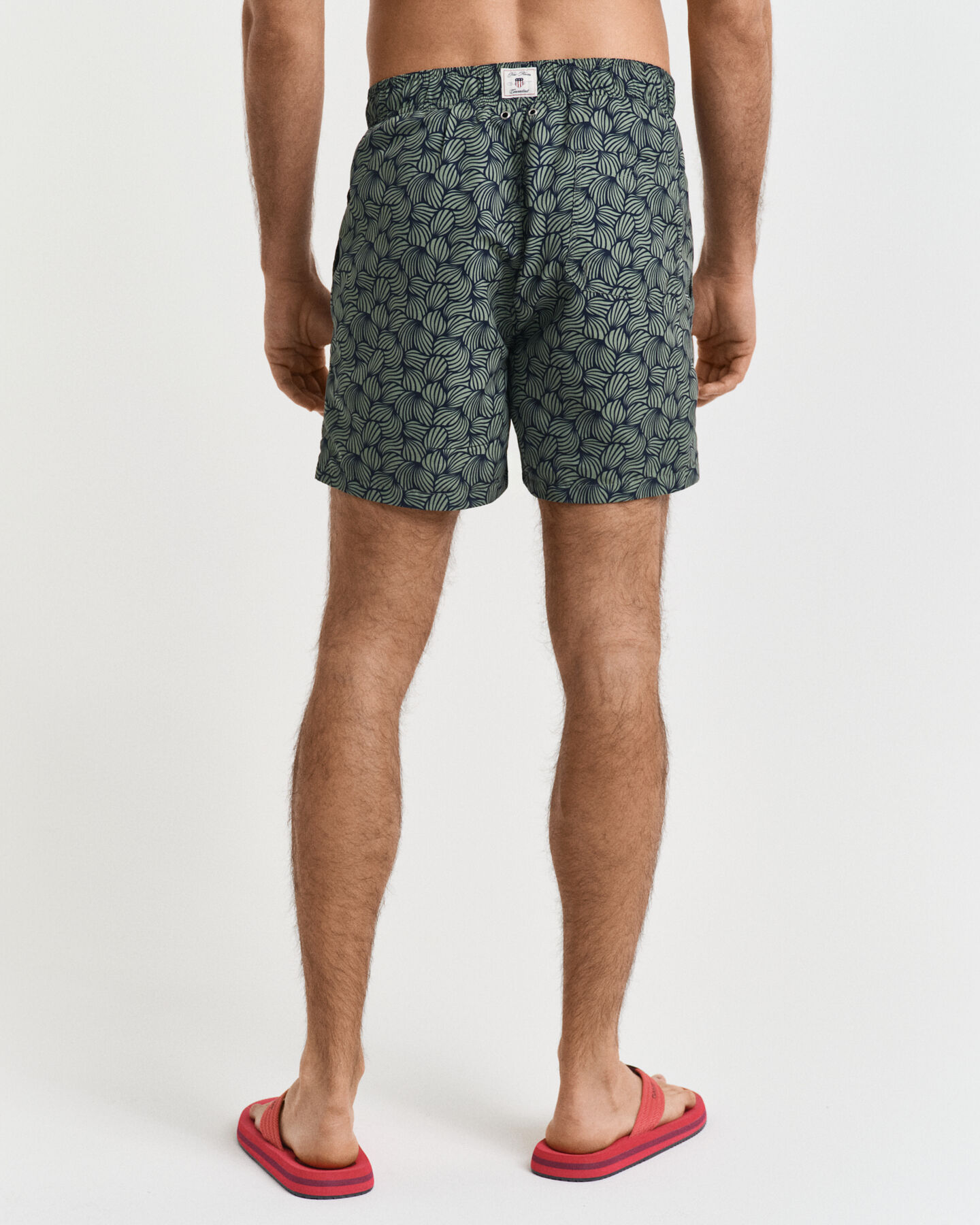 Zwemshort met touwprint