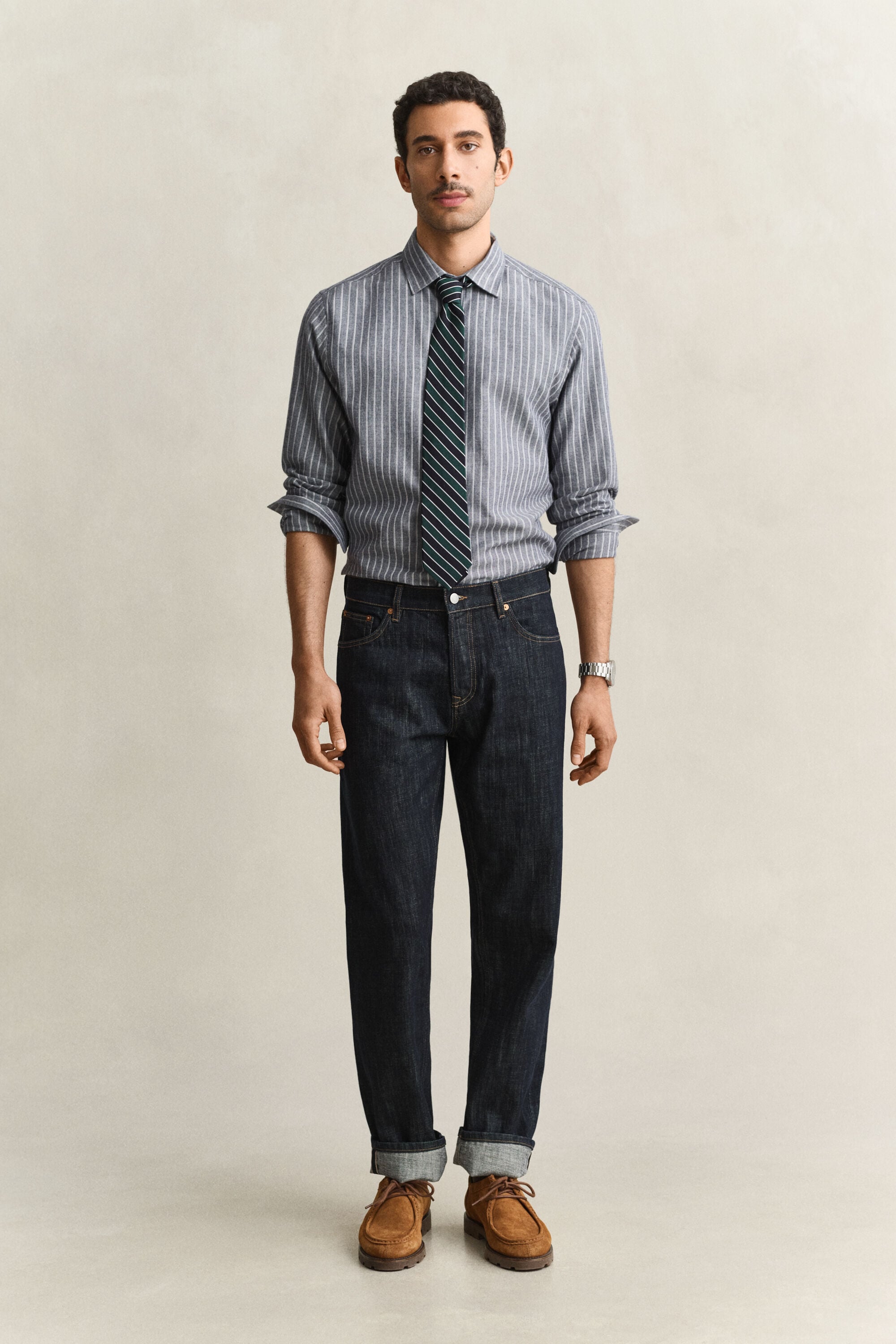 Jeans met zelfkant