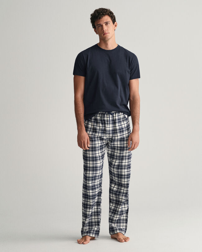 Flanellen pyjamabroek & -shirt in cadeauverpakking