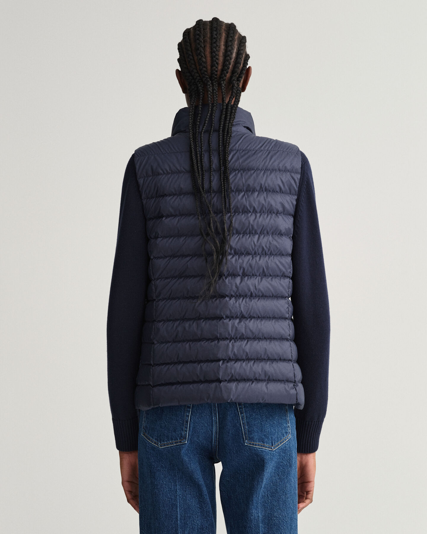 Lichte donsbodywarmer