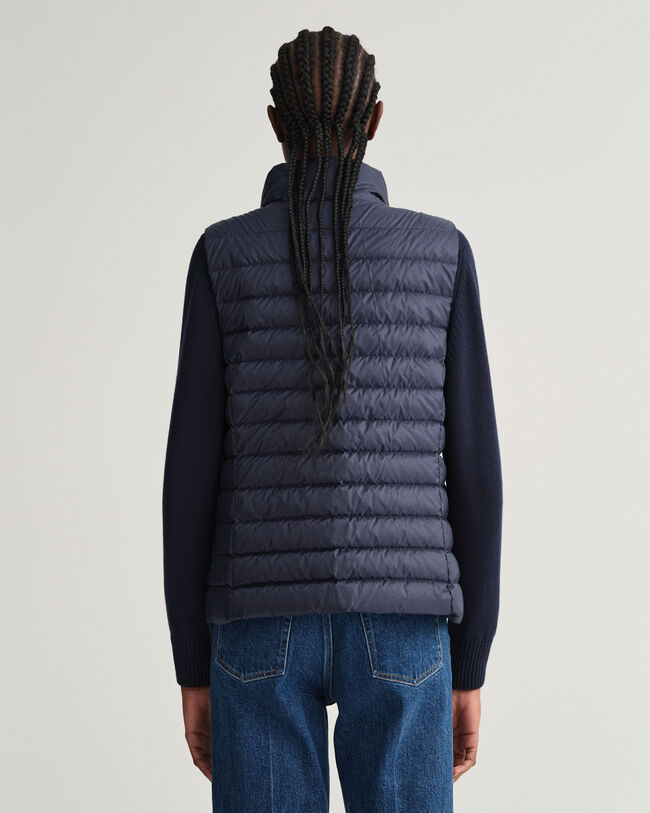 Lichte donsbodywarmer