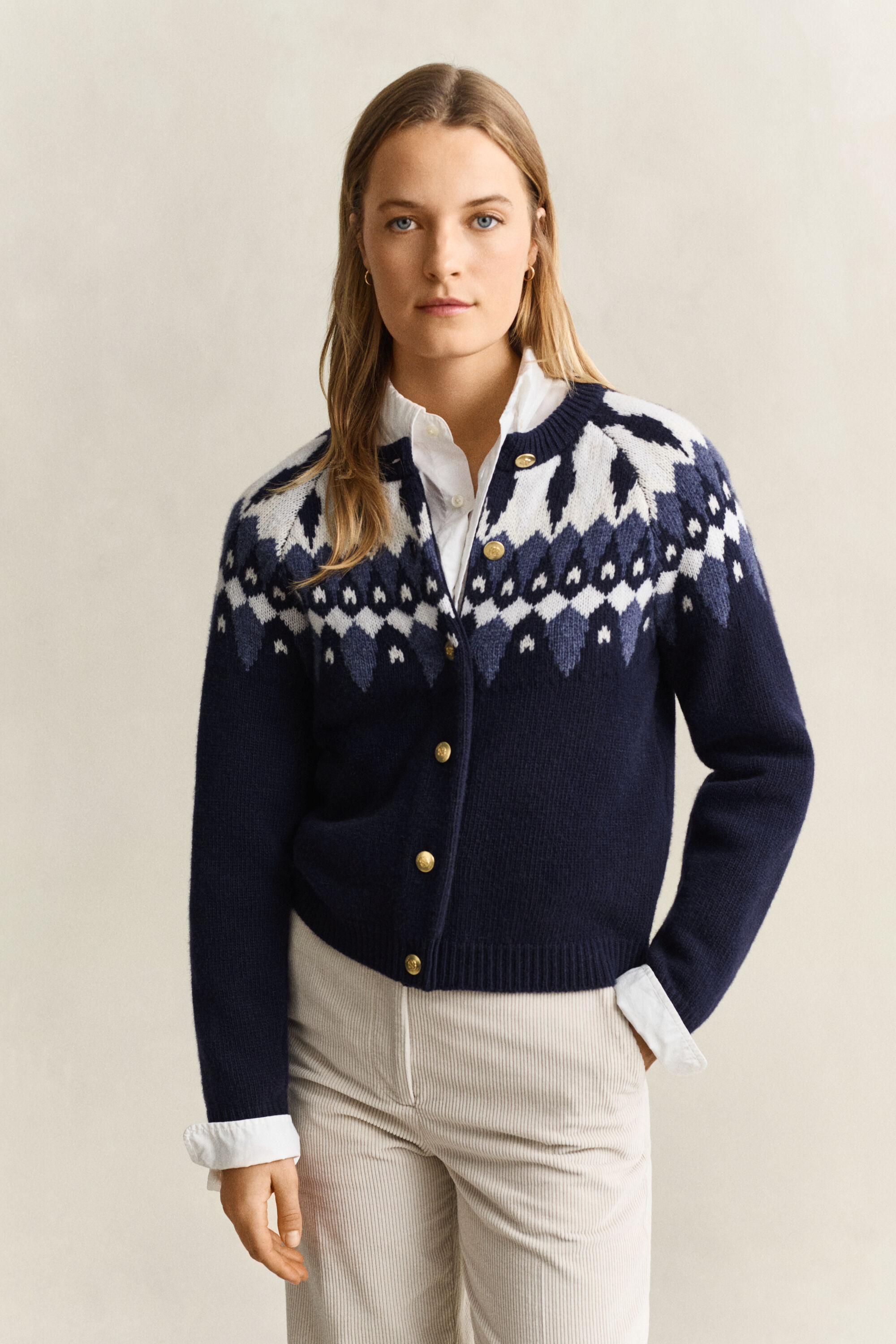 Wollen Fair Isle-vest
